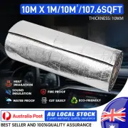 8㎡ Heat Noise Insulation Mat Sound Deadener Car Engine Hood Firewall Sounfproof (for: Mitsubishi)