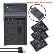 Battery or charger for Panasonic Lumix DMW-BCK7 BCK7PP DMC-TS20 DMC-TS25 TS30