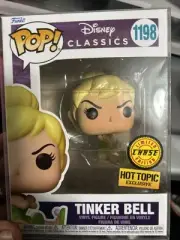 Funko Pop! 1198 Disney Classics Tinker Bell Special Edition Chase w/ Protector