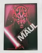 STAR WARS DARTH MAUL, USPS OFFICIAL PRE STAMPED POSTCARD