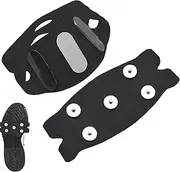 Gripper Spikes for Shoes - Gripper Spikes 5-Claw Non Slip Shoe Covers - Ice Spikes Crampons Shoe Spikes Traction Cleats for Daily Walking, Women, Men, Elderly