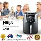 Ninja AF160 Air Fryer Max 5.2L 1750W Low Fat Crispy Bake Roast Non Stick Black