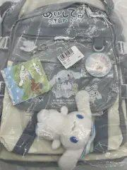 Cinnamoroll Melody Kuromi Student Backpack School Bag NEW W Key Chains