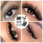 1 Set False Eyelashes Natural Looking Dress-up Women 3d Thick Magnetic False