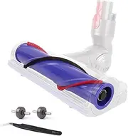 Quick-Release Motorhead Cleaner Compatible with Dyson V6 V7 DC59 Vacuum Cleaner Models, Cleaner Bristle Roller Brush Head Replacement Part Accessories Electric Head for Hardwood Floor Carpets - Blue