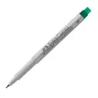 Faber-Castell 1524 Non-Permanent OHP Marker Pen - Superfine Nib - Green - Single