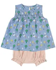 Lilly and Sid Bunny Dress & Bloomer Set