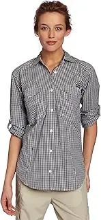[Columbia] Sportswear Super Bonehead Long Sleeve Shirt, X-Small, Black Gingham