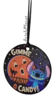 Disney Parks Happy Halloween Lilo & Stitch Gimme Candy Acrylic Ornament