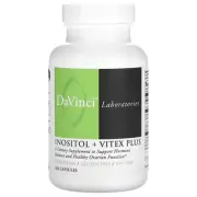 2 X DaVinci Laboratories of Vermont, Inositol + Vitex Plus , 120 Capsules