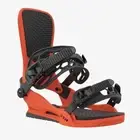 Union STR Men's Snowboard Bindings, Hunter Orange, Small