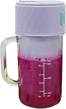 Electric Blender Cup - Personal Juicer With Leakproof Lid | Portable Blender Juice Mixer | Multi-Purpose Blending Machine with Straw Food Processing Mixing Tool for Kitchen Travel Gym Picnic