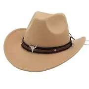 Men's Sun Hat Cowboy Hat Fedora Trilby Hat Black Red Cotton / Polyester Vintage Style Fashion 18th Century State of Texas Daily Theme Party Solid / Plain Color