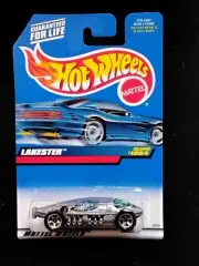 ♧ Lakester, Rare 1998 Hotwheels #24078, Silver/Silver Base, Coll #1094