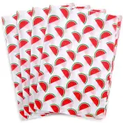 100 Sheets Watermelon Tissue Paper BulkWhite with Watermelon Pattern Tissue P...