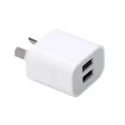 1pcs Wall Charger Adapter Power Plug Dual USB AC100-240V 5V 2.1A Part