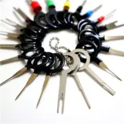 Wiring Connector Pin Extractor Car Terminal Pin Removal Puller Hand Tools 21Pcs (for: Honda Civic)
