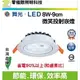 【零極限照明】CNS 舞光 LED崁燈 8W 微笑投射崁燈 白殼款 開孔9cm 鋁體散熱 效率高 燈泡 燈管