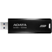 Adata Portable external Sc610 SSD, 500GB, USB 3.1, Black
