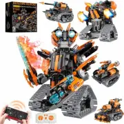STEM Building Toys for Kids 6-14, 5in1 STEM Robot Building Kit for Kid, Remot...