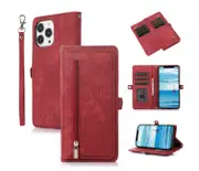 020 Phone case zipper multi card wallet case for iPhone15Pro max