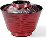 J-Kitchens TA Hida Bowl (Soup Bowl, Bowl, Wan, Lacquerware) (Lid), Black Tamanai, 4.1 x 4.1 x 3.2 inches (10.3 x 10.3 x 8.1 cm), Heat Resistant ABS Resin, Made in Japan, Dishwasher Safe