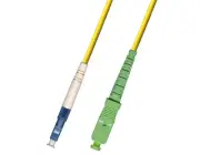 110M (360.8ft) OS2 LC/UPC to SC/APC Fiber Optic Cable Simplex Singlemode 9/125