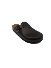 Valentino by Mario Valentino Women’s leather Clog Birkie Closed Brown Size US 9