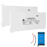 Victron Smart IP22 SLA/LiFePO4 Charger VoltX 12V 100Ah Blade Lithium Battery RV