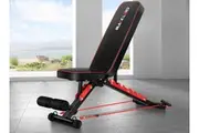 BLACK LORD Weight Bench Adjustable Flat Incline Decline Sit-up Fitness Home Gym