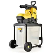Michigan 2400W Electric Mulcher Crushing Garden Shredder Chipper Chippers Shredders Mulchers