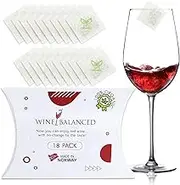 NEW Organic Allergy Sensitivity Prevention Wine Sulfite Remover - All Natural Ingredients Better Than Hangover Prevention Remedies & Filters - Stops Red Headaches Nausea IBS (18 Packs)