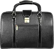 [Da leather villa] LV Top Grain Leather Laptop Shoulder Messenger 16 Inch Bag For Men Office Use | Laptop Compartment | Size L16 x H 12 x W 6.5 | 26 Liters Capacity | Weight-1500 Gram |