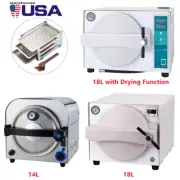 US 14L/18L Dental Lab Autoclave Sterilizer Medical Steam Sterilization Equipment