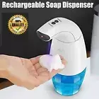 Rechargeable Automatic Foam Soap Dispenser Touchless Handsfree Sensor Hand Wash