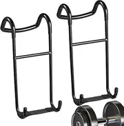 Dumbbell Spotter Hooks Hangers - Mad Spotter Hooks Dumbbell | Dumbbell Rack | 2x Dumbbells Rack Attachments | 225lbs Capacity Dumbbell Spotter Hanger Barbell Attachment for Shoulder Bench Press