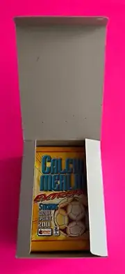 Merlin Calcio Extreme Mega Rare 40 Packets in a Box Special Foil Edition Sticker