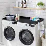 Washer Dryer Countertop 54" x 27" Wooden Washer and Dryer Topper Black