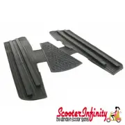 Floormat Floorboard Protection (Black) (Vespa 125 GT/GTR/Super/180SS/ Rally)