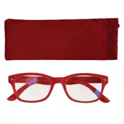 Annabel Trends iSee Reader Blue Light Optical Eyewear Eye Protection +1 Red