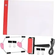 STOBOK 1 Set Tool LED Accessories Diamond Dotting Tools Clay Kit Diamond Cross Tool Diamond Drawing Light Pad 5d Kits Diamond Drawing Craft Tools Pink Stainless Steel