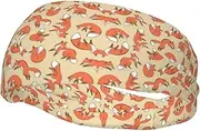 [CADREWY] Many Foxes Print Stylish Sports Sweatband Stretchy Breathable and Moisture Wicking Headband for Gym