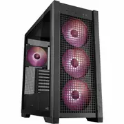 TUF Gaming GT302 ARGB Gaming Computer Case - EATX, ATX Motherboard Supported - Mid-tower - Tempered Glass, Mesh - Black - 2 x Internal 3.5" Bay(s) -