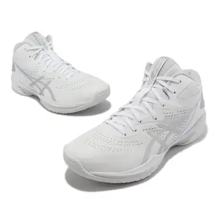 Asics 籃球鞋 GELHoop V15 4E 超寬楦 白 銀 亞瑟士 男鞋 女鞋 【ACS】 1063A062100