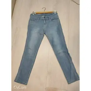 [big train]副牌Victoria jeans 淺藍直筒牛仔褲