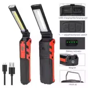 Work Light Dimmable USB Rechargeable LED Flashlight Inspection Lamp Torch