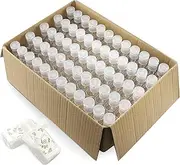 60 Pack Clear Plastic Refillable Flip-Top Bottles for Hand Sanitizer Shampoo Lotion,etc - BPA/Parabens Free, 60ml/2oz