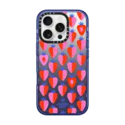 iPhone 16 Pro Impact Case MagSafe Compatible Strawberry Patch