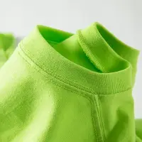 在飛比找樂天市場購物網優惠-流行色淺綠色250g重磅純棉短袖t恤寬松大碼純色體恤衫厚實男