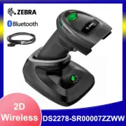Zebra DS2278-SR00007ZZWW Handheld Cordless 1D/2D USB Barcode Scanner with Cradle